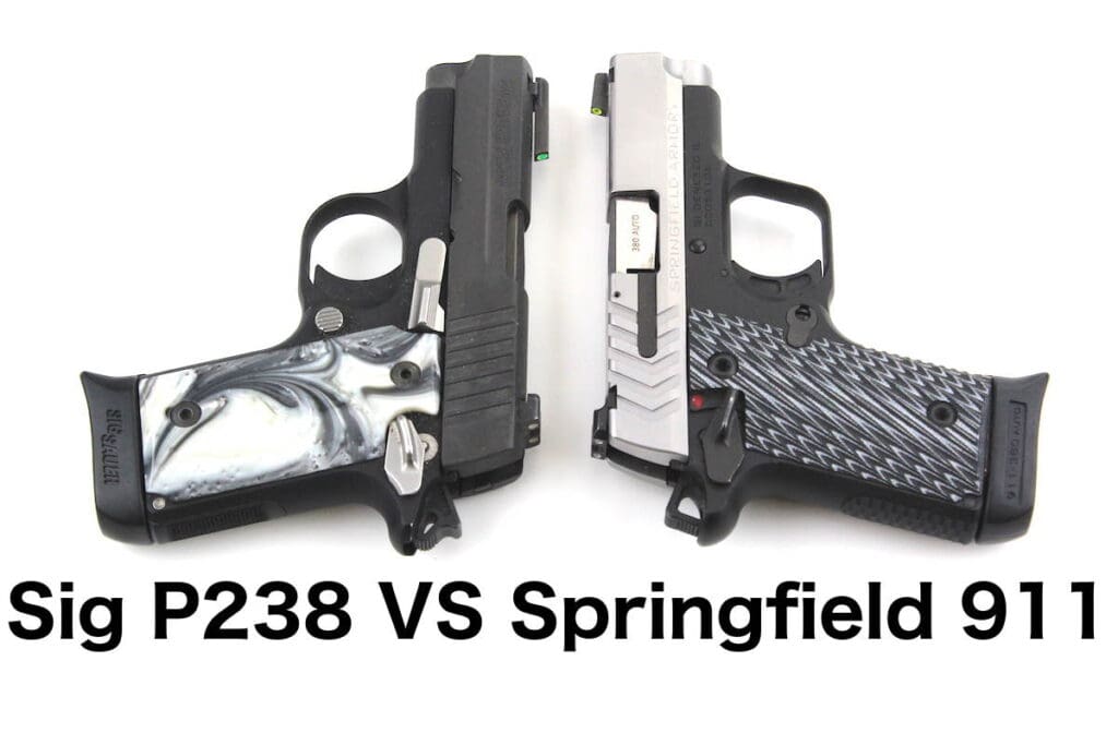 Sig P238 vs Springfield 911