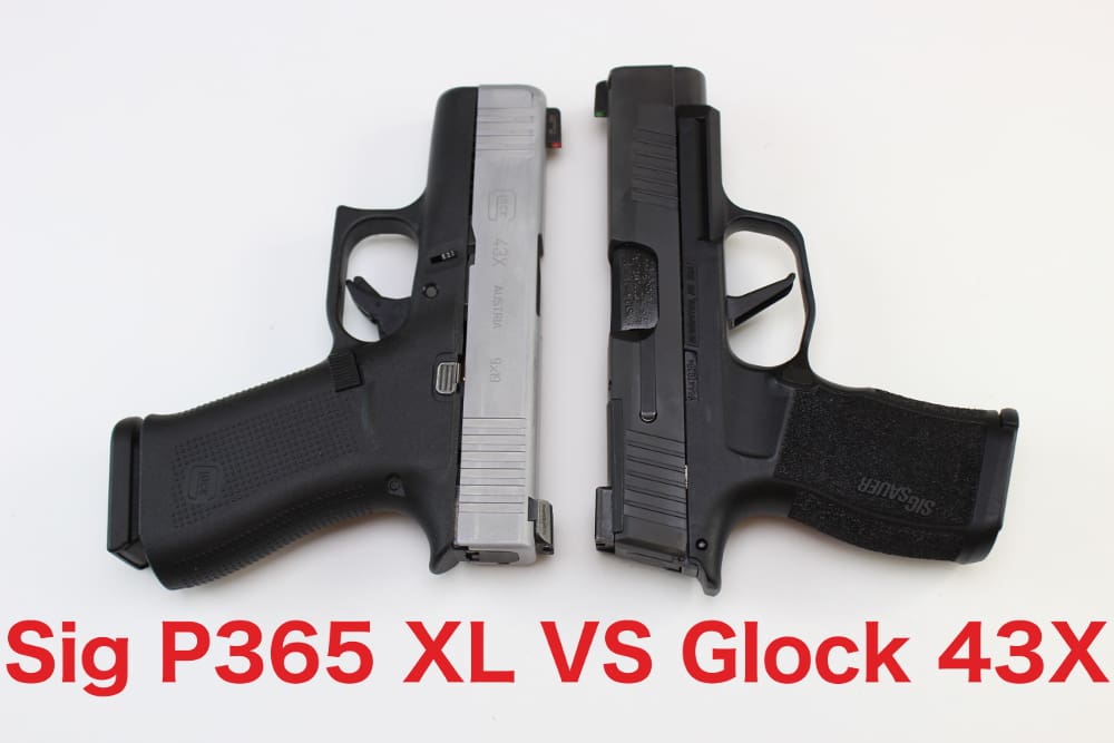 Sig P365 XL VS Glock 43X.